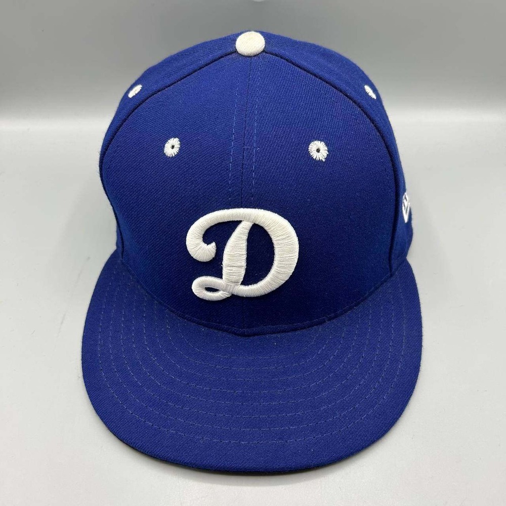 Los Angeles LA Dodgers MLB Hat Men 7 3/8 Blue 59Fifty New Era Fitted Cap